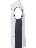 Daiber JN 856 Pánská pracovní fleecová vesta - Strong 02.0856 white/carbon