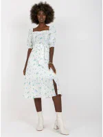 Dámské šaty LK SK 508964 bílé a modré