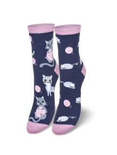 Milena ponožky 0200-139 Kočky a myši 37-41