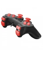 Gamepad Esperanza EGG106R (PC, PS2, PS3; barva černá, barva červená)