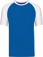 Kariban K 330 Baseballové tričko 20.K330 aqua blue/white Kariban K 330 Baseballové tričko 20.K330 aqua blue/white