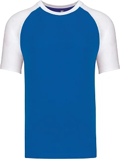 Kariban K 330 Baseballové tričko 20.K330 aqua blue/white