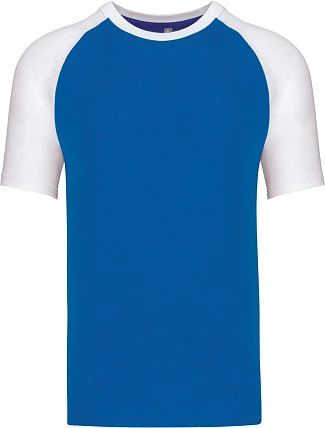 Kariban K 330 Baseballové tričko 20.K330 aqua blue/white Kariban K 330 Baseballové tričko 20.K330 aqua blue/white