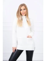 Svetr s límečkem v barvě ecru