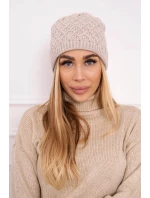 Fleecová čepice K204 béžová Fleecová čepice K204 béžová