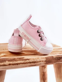 Dětské látkové tenisky BIG STAR KK374052 Růžová