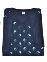 Pánské pyžamo Gucio 1850 v plné délce 4XL-5XL