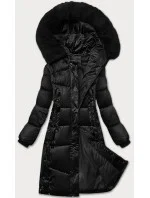 Černá dámská prošívaná zimní bunda S'west (B8266-1)