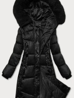 Černá dámská prošívaná zimní bunda S'west (B8266-1)