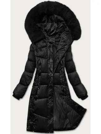 Černá dámská prošívaná zimní bunda S'west (B8266-1)