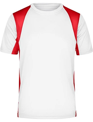 Daiber JN 306 Pánské běžecké tričko 02.0306 white/red Daiber JN 306 Pánské běžecké tričko 02.0306 white/red
