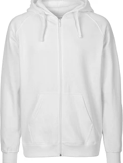 Neutral O 63301 Pánská mikina s kapucí z bio bavlny 77.6331 white