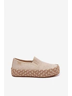 Dámské espadrilles na platformě s pletením Lee Cooper LCW-26-31-4332 béžové