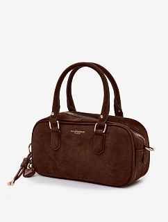 Malá Eko semišová kabelka typu kufřík Annelle