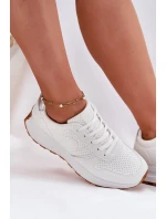 Dámské tenisky na platformě Big Star Hi-Poly System – bílé