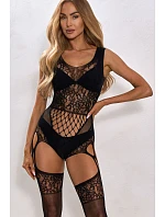 Dámský bodystocking Kelly černý - Pure Sin Dámský bodystocking Kelly černý - Pure Sin