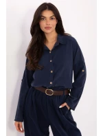 Košile s dlouhým rukávem model 220822 Italy Moda Košile s dlouhým rukávem model 220822 Italy Moda