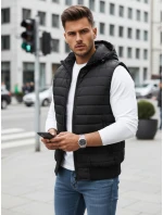 Pánská černá vesta FashionStreet TX4235