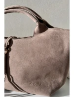 Taška z eko semiše Taupe Ivonira Taška z eko semiše Taupe Ivonira