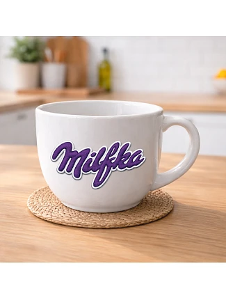 MILFKA - MEGA XXL keramický hrnek 1000 ml MILFKA - MEGA XXL keramický hrnek 1000 ml