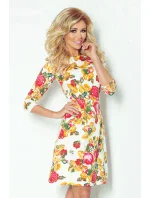 Dámské šaty BLOSSOM s květovaným motivem krátké SAF-88-2 - Numoco Dámské šaty BLOSSOM s květovaným motivem krátké SAF-88-2 - Numoco