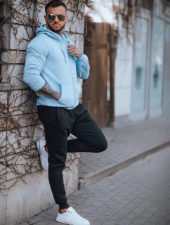 FashionStreet pánská modročerná tepláková souprava AX0741