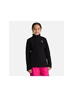 ROSSIGNOL Dívčí mikina 1/2 Zip Fleece černá