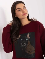 Mikina MI BL 4216 1.82 bordó