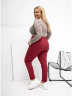 Tepláky RV DR 4765.52 bordó