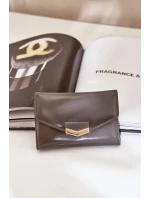 Lakovaná Dámská Peněženka Tmavě Šedá Rahner