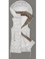 Perleťová dámská vesta s ozdobným prošíváním S'West (B8338-9) Perleťová dámská vesta s ozdobným prošíváním S'West (B8338-9)