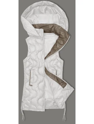 Perleťová dámská vesta s ozdobným prošíváním S'West (B8338-9) Perleťová dámská vesta s ozdobným prošíváním S'West (B8338-9)