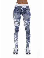 Dámské legíny Code white-blue - BAS BLEU