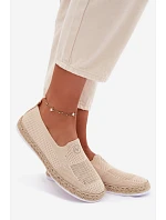Dámské espadrilky Vinceza Béžové