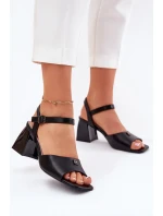 Sandály na podpatku  model 213186 Step in style