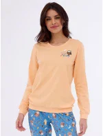 Pyžamo Cornette 467/373 Sovy dlouhé/r S-2XL dámské Pyžamo Cornette 467/373 Sovy dlouhé/r S-2XL dámské