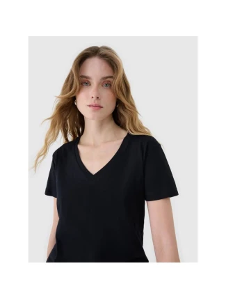 Dámské tričko oversize z modalu 4F 4FWSS25TTSHF1992-20S