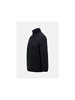 Mikina Peak Performance M Fleece Snap T-Neck černá Mikina Peak Performance M Fleece Snap T-Neck černá