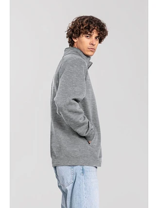 Fruit of the Loom Iconic Premium Sweat Jacket Mikina z těžké bavlny 16.2290 athletic heather Fruit of the Loom Iconic Premium Sweat Jacket Mikina z těžké bavlny 16.2290 athletic heather