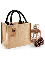 Westford Mill W 412 Jutová nákupní taška Mini 50.0412 natural/black Westford Mill W 412 Jutová nákupní taška Mini 50.0412 natural/black