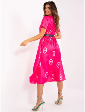 DHJ SK 17260 šaty.90 tmavě růžová