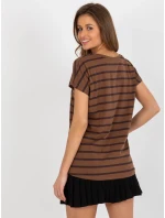 Dámská halenka RV TS 8567.56 hnědá - FPrice Dámská halenka RV TS 8567.56 hnědá - FPrice