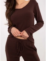 Jumper SM SW A1568.79 tmavě hnědý