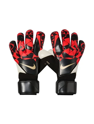Brankářské rukavice Nike Grip3 černé, červené a bílé HQ0256 010 6 Brankářské rukavice Nike Grip3 černé, červené a bílé HQ0256 010 6