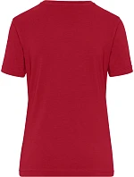 Daiber JN 1801 Dámské pracovní tričko z bio bavlny - Solid 02.1801 red