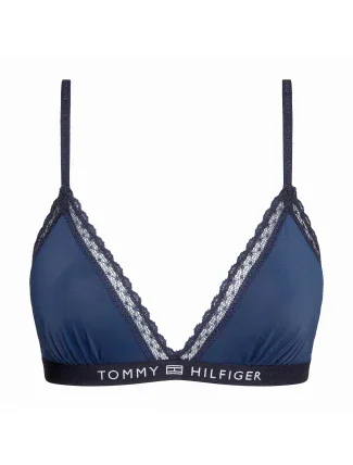 Dámská nevyztužená podprsenka Triangle UW0UW04242-DW5 - Tommy Hilfiger