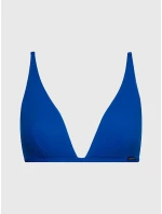 Dámská plavková podprsenka BIKINI KW0KW02041 C66 modrá - Calvin Klein