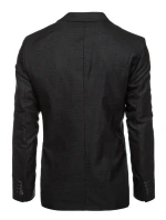 Pánské jednořadové sako černé FashionStreet MX0626 Pánské jednořadové sako černé FashionStreet MX0626