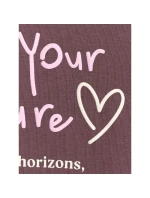 Dívčí mikina oversize s kapucí 4F 4FJRAW25TSWSF2429-51S Dívčí mikina oversize s kapucí 4F 4FJRAW25TSWSF2429-51S