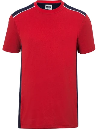 Daiber JN 860 Pánské pracovní tričko - Color 02.0860 red/navy Daiber JN 860 Pánské pracovní tričko - Color 02.0860 red/navy